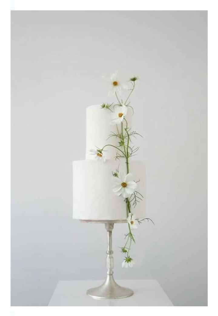 Pasteles con flores de tallo alto - 3