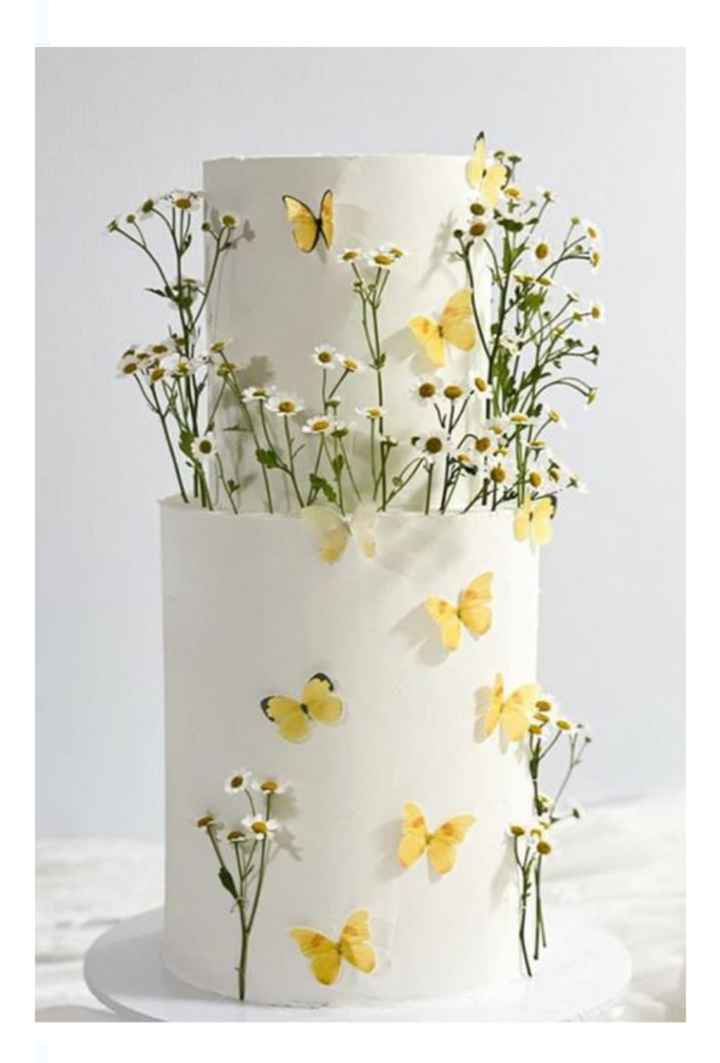 Pasteles con flores de tallo alto - 9