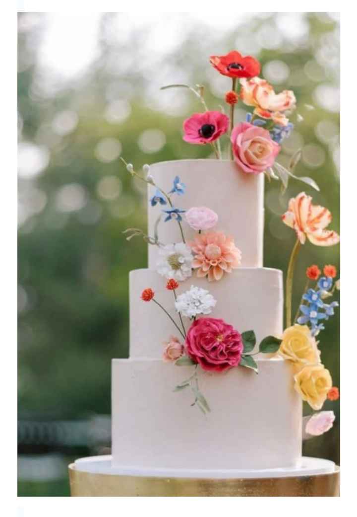 Pasteles con flores de tallo alto - 12