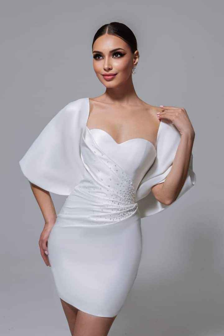 Algunos vestidos de la colección 2024 Dance by Dovita in White - 2