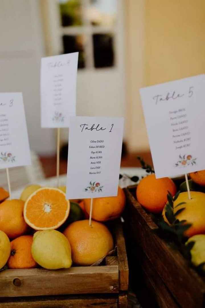 Decoración de mesas con frutas - 2