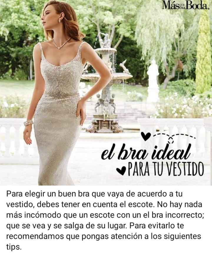 ¿Ya elegiste el bra para tu vestido? - 1
