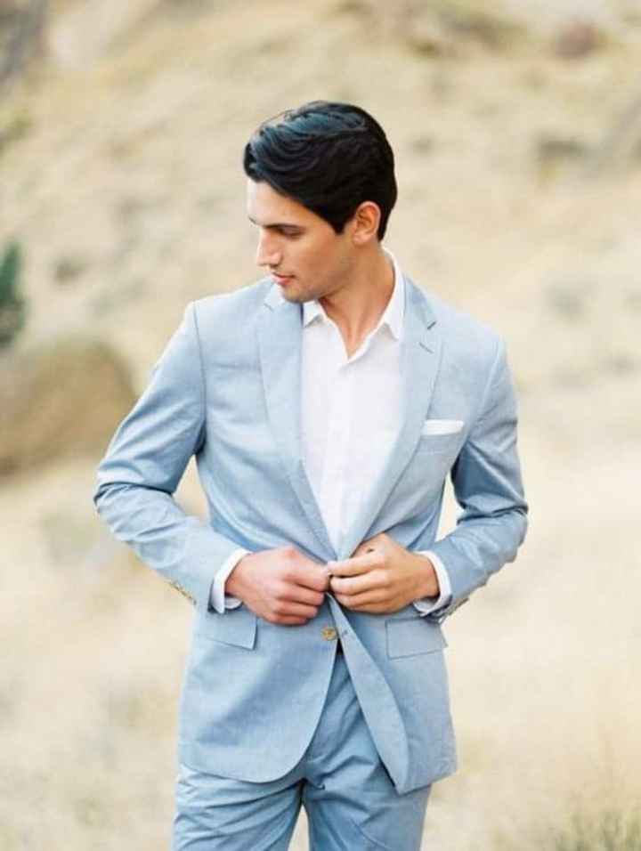 Trajes en color azul celeste 💧 - 2