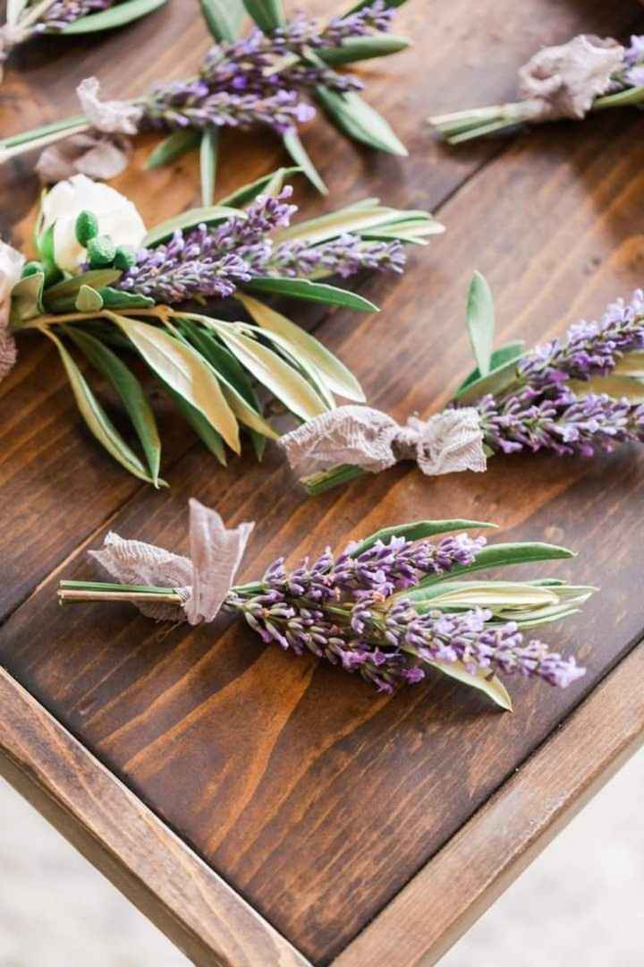 Boutonniere con lavanda - 2