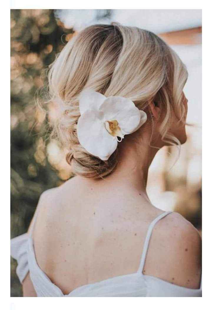 Peinados con flores naturales 🌺🌹🌸🌷🌻 - 12