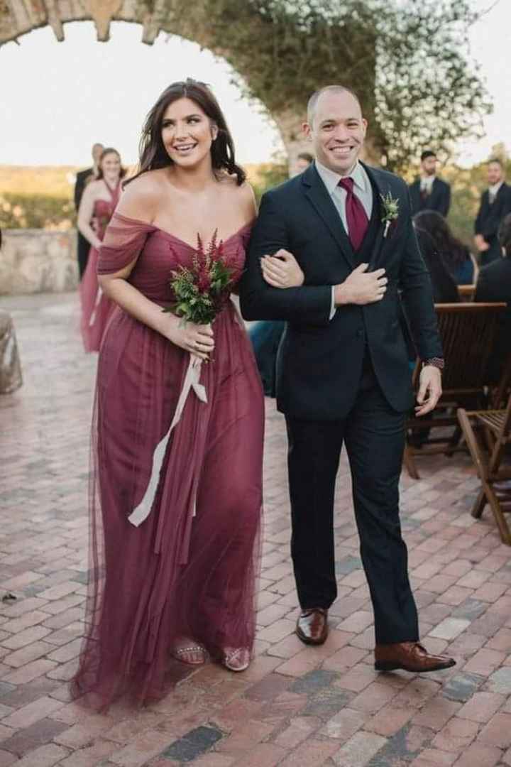 Damas de honor: vestidos en color canela - 2