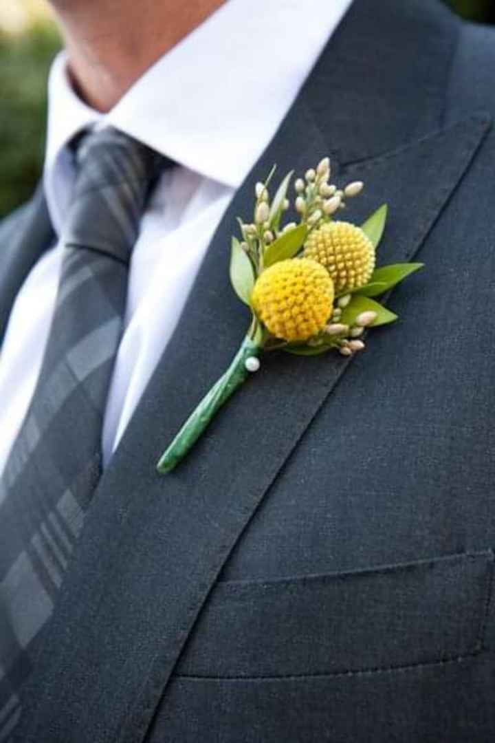 Craspedia en tu boutonniere - 1