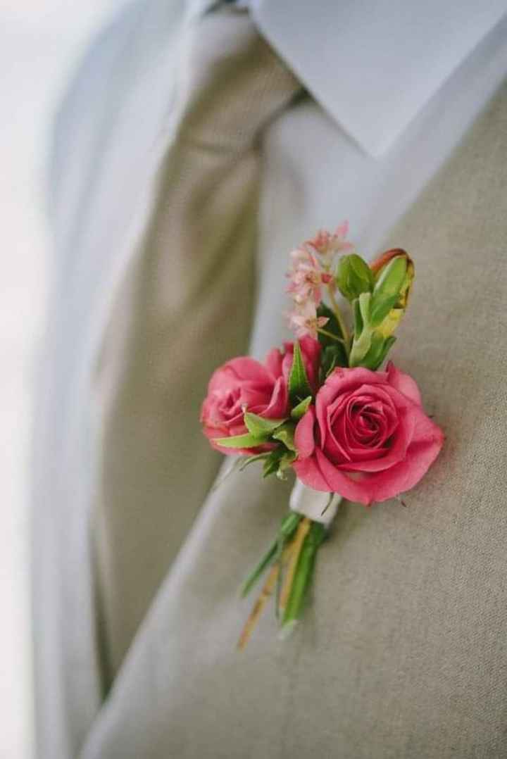 Boutonniere con rosas 🌹 - 2