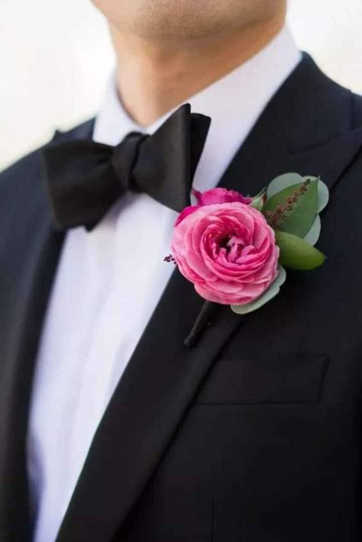 Boutonniere con rosas 🌹 - 4