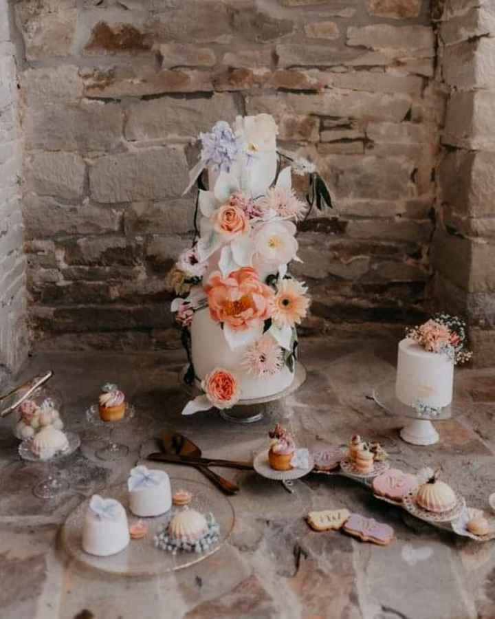Verano: pasteles con flores🌺🌹🌷 - 1