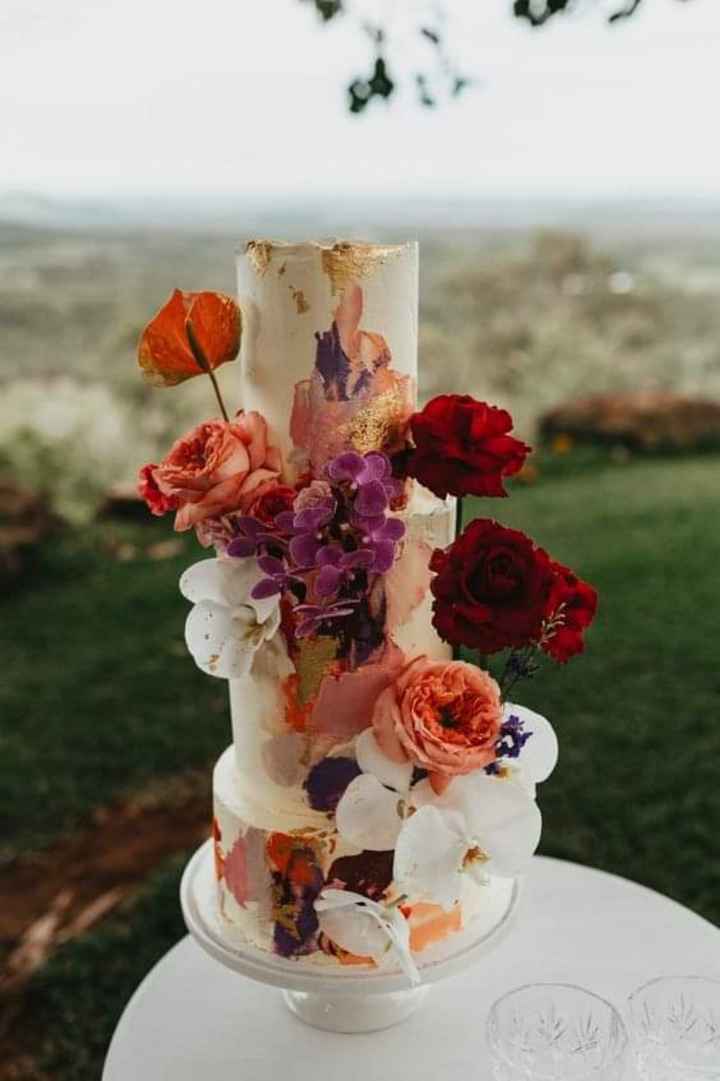 Verano: pasteles con flores🌺🌹🌷 - 2