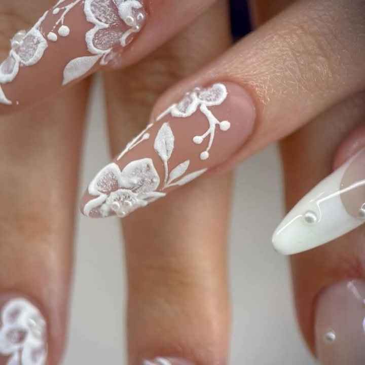 Boda en primavera:uñas - 2