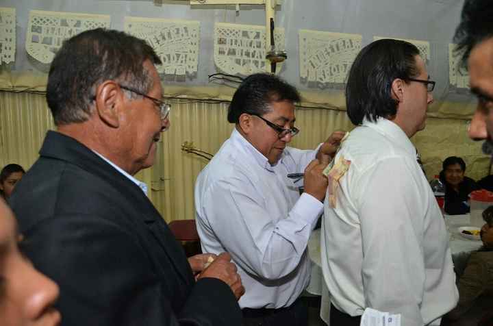 Zapatilla de la novia y firmar la camisa del novio - 2