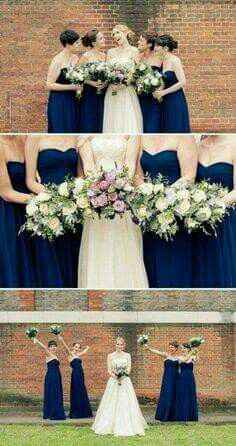 para damas de honor en azul marino - Foro Moda Nupcial bodas.com.mx