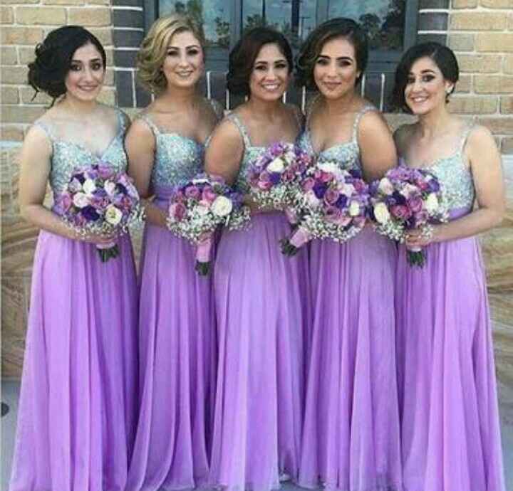 Vestidos para damas de honor morado - Foro Nupcial - bodas.com.mx