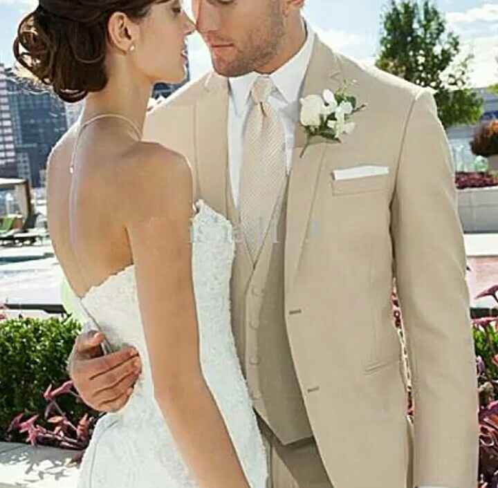 Trajes de novio en color beige Foro Moda Nupcial bodas .mx
