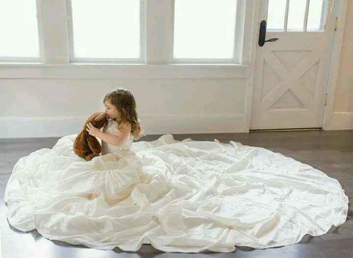  Fotos de tu bebé con tu vestido de novia - 5