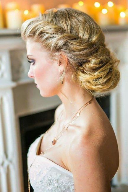 Peinados de novia con cabello recogido - 7