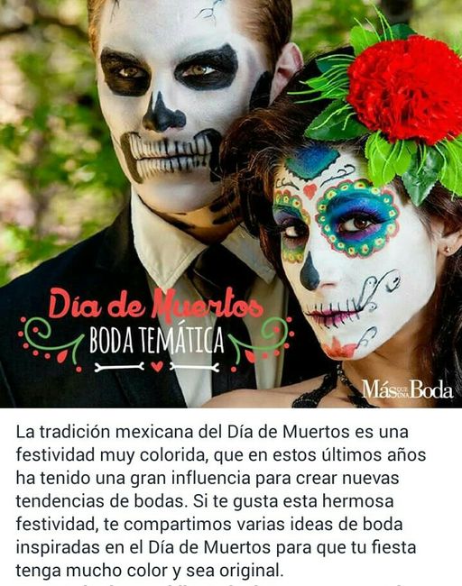 Boda con temática de día de muertos - 1