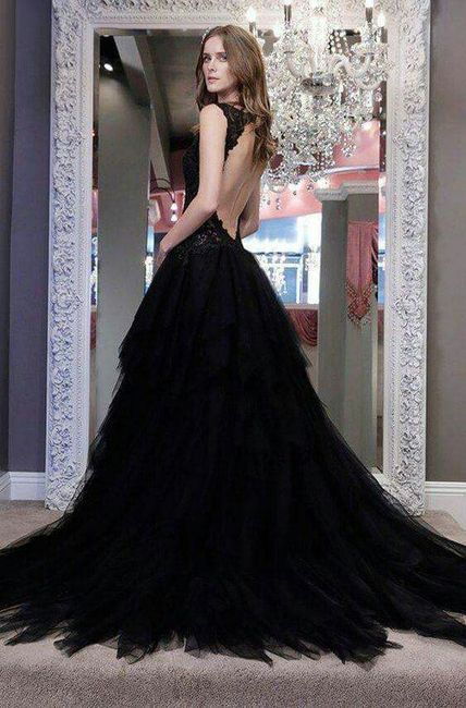 Vestidos de novia negros - 8