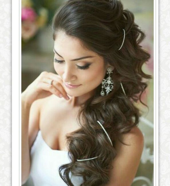 Peinados de novia por un lado - 2