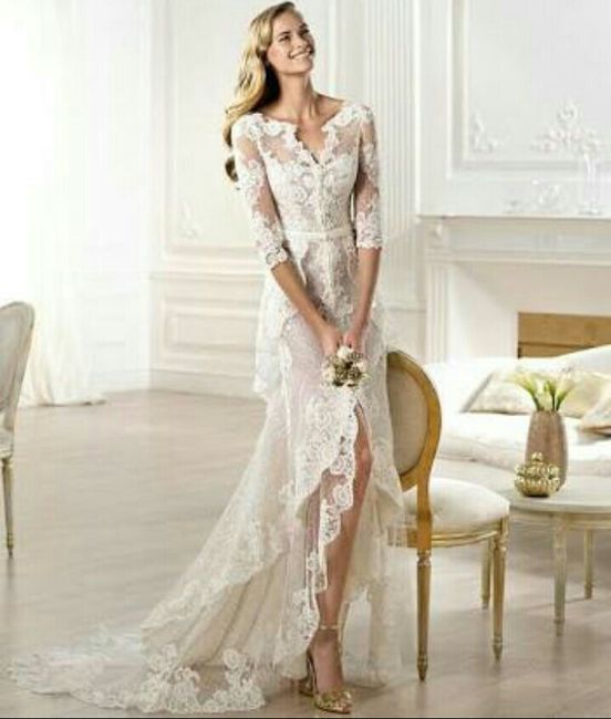 Vestidos de novia con encaje y transparencias - 4