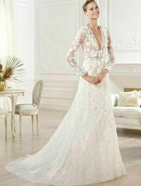 Vestidos de novia con encaje y transparencias - 8