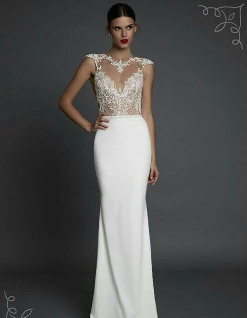 Vestidos de novia con encaje y transparencias - 11