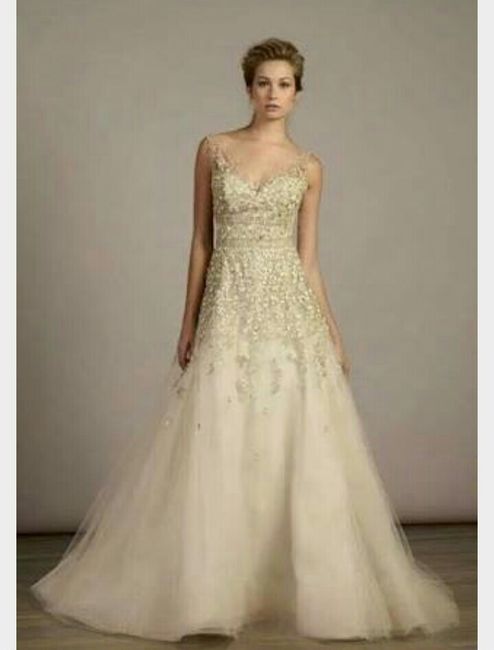 Vestidos de novia en color dorado - 9