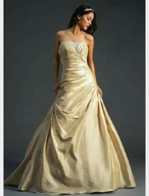 Vestidos de novia en color dorado - 12