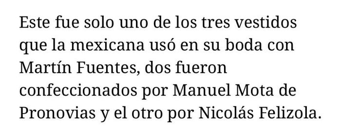 Los vestidos de novia de famosas mexicanas - 7