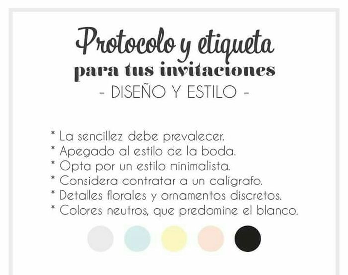 Protocolo y etiqueta en las invitaciones - 3