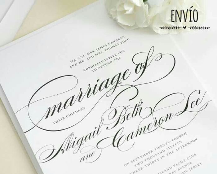 Protocolo y etiqueta en las invitaciones - 10