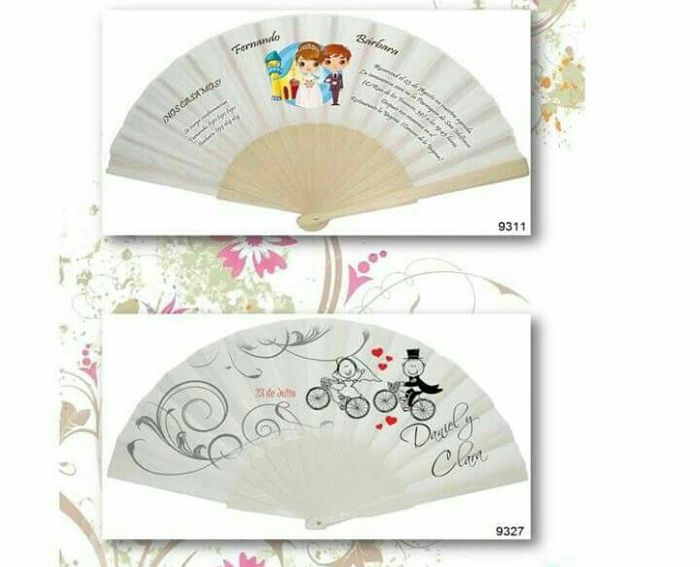 Invitaciones de boda en abanicos - 4
