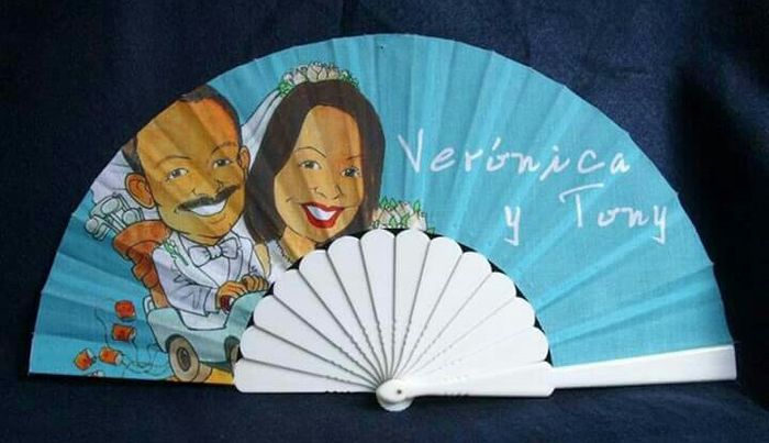 Invitaciones de boda en abanicos - 6