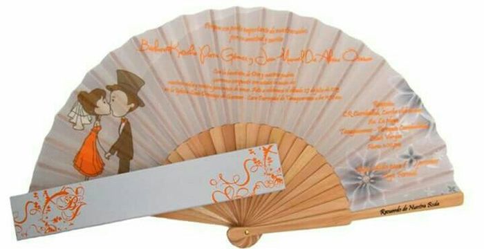Invitaciones de boda en abanicos - 11