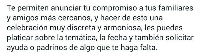 ¿qué es una fiesta de compromiso? - 6