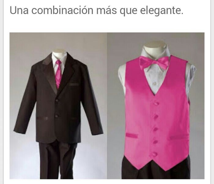 Boda en fucsia, blanco y negro - 2