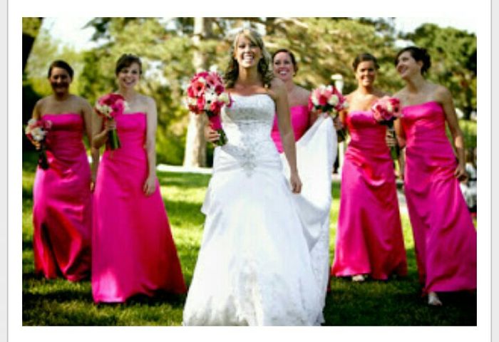 Boda en fucsia, blanco y negro - 12