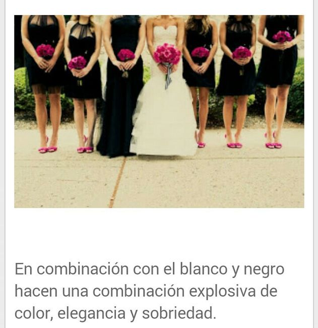 Boda en fucsia, blanco y negro - 16