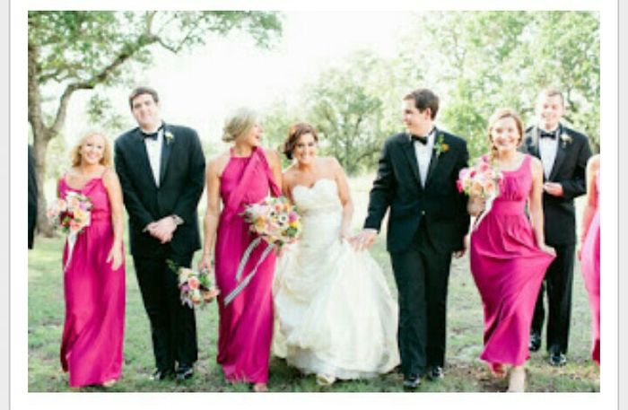 Boda en fucsia, blanco y negro - 18