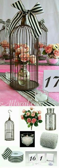Boda en fucsia, blanco y negro - 21