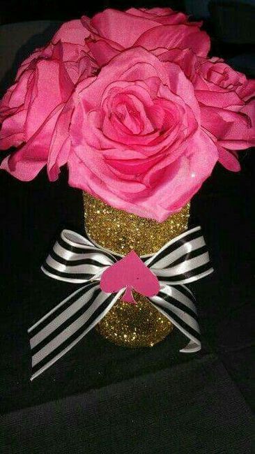 Boda en fucsia, blanco y negro - 24