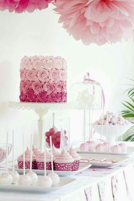 Boda en fucsia, blanco y negro - 25