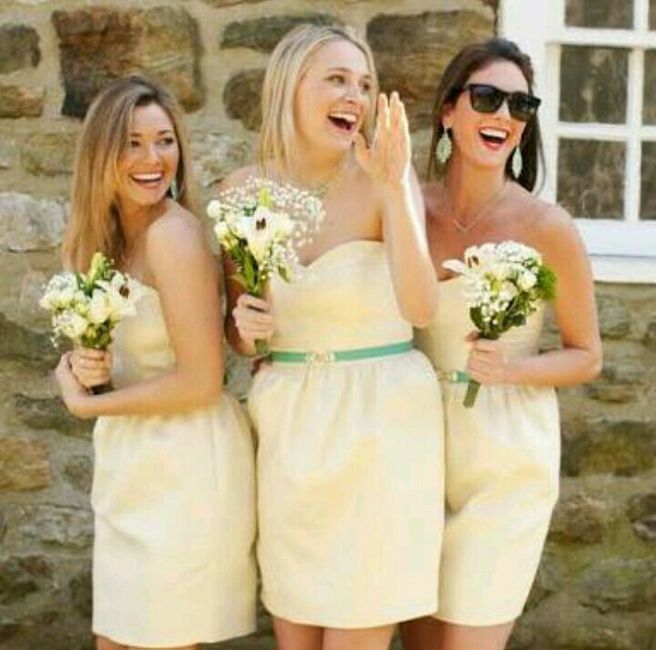 Vestidos para damas de honor en primrose yellow - 3