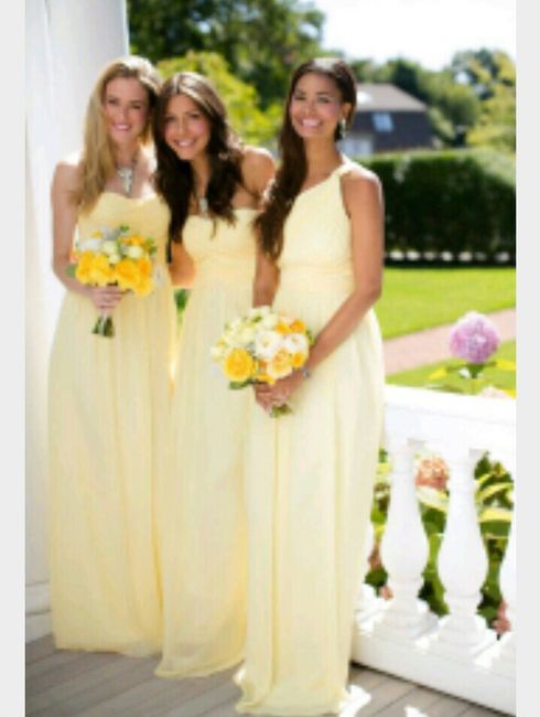 Vestidos para damas de honor en primrose yellow - 4