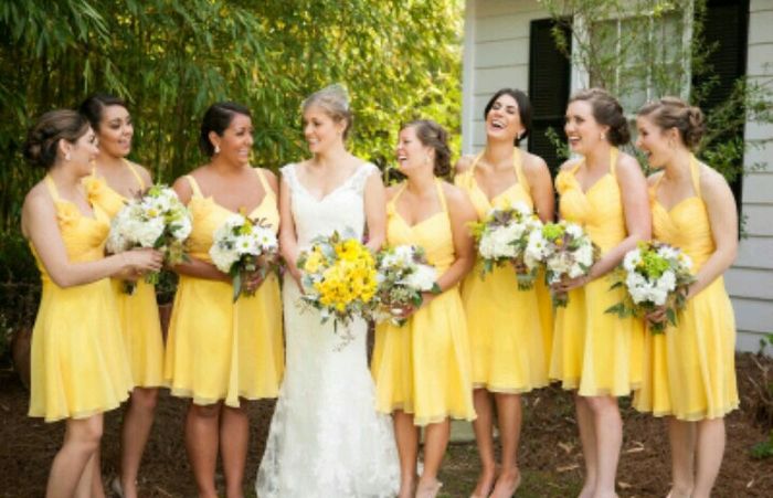 Vestidos para damas de honor en primrose yellow - 6