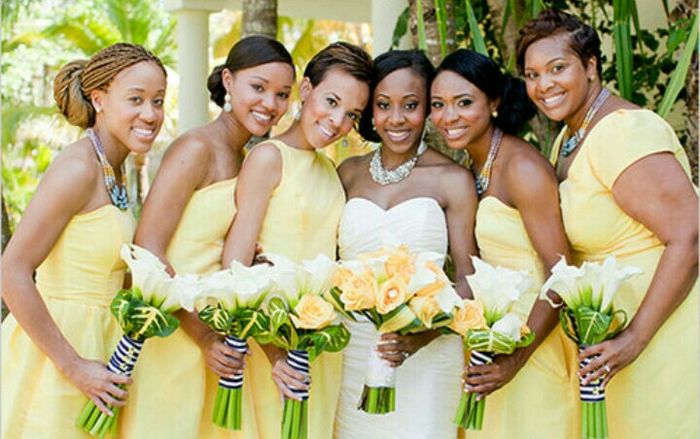 Vestidos para damas de honor en primrose yellow - 7