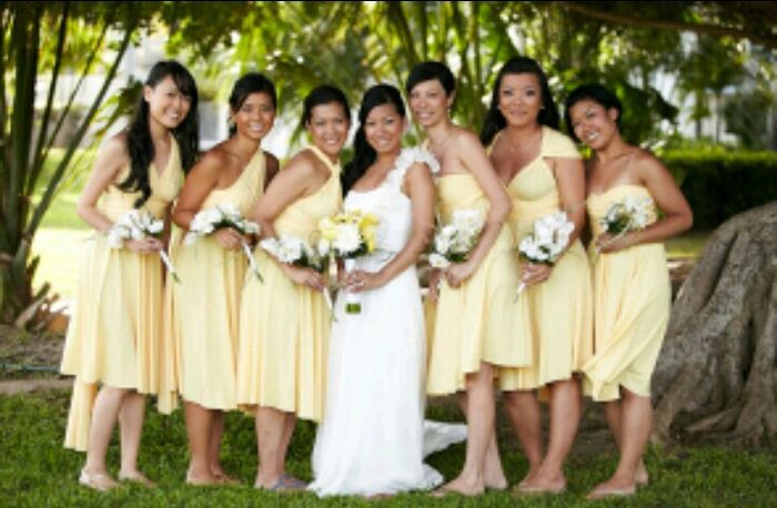 Vestidos para damas de honor en primrose yellow - 9