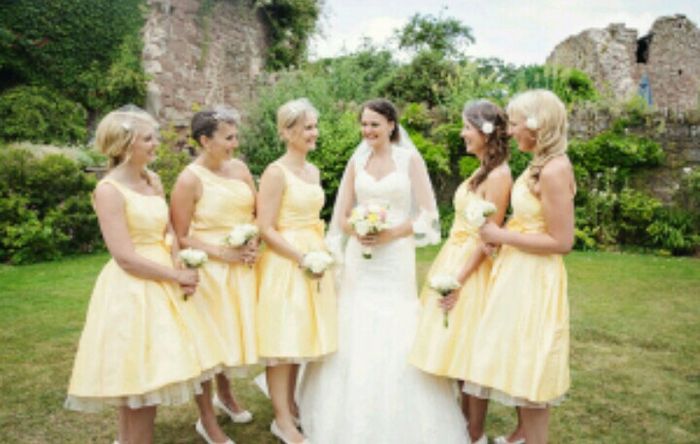 Vestidos para damas de honor en primrose yellow - 11